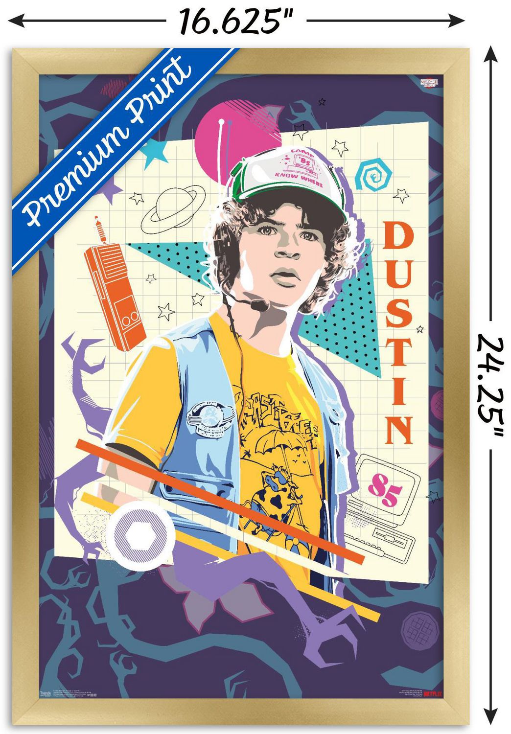 Netflix Stranger Things: Season 3 - Dustin Wall Poster