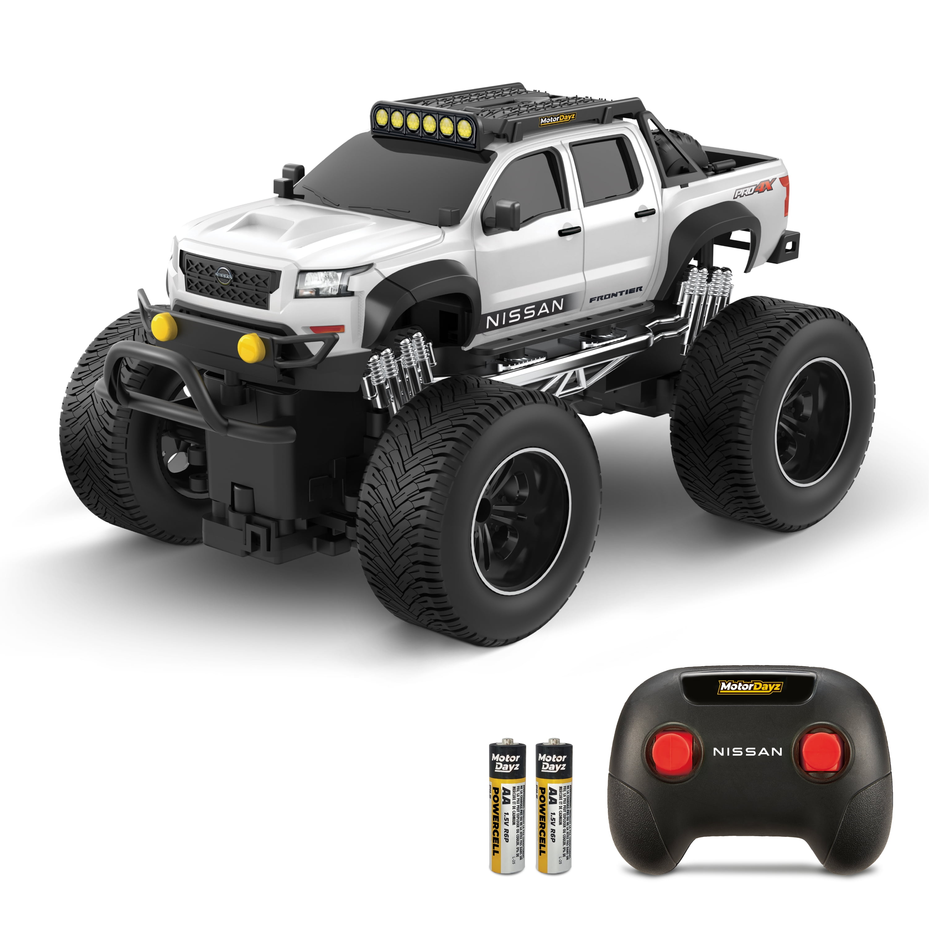 MotorDayz (1:16) Remote Control Nissan Frontier, White, R4-16T57U-WT-CA, Child