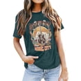 thumbnail image 1 of LUOGENLI T-shirts pour Femme pour Femmes T-Shirt Décontracté Imprimé à Col Rond Uni à Manches Courtes T-Shirt pour Femmes T-shirts Graphiques T-shirts de la Saint-Valentin pour Femmes T-shirts Graphiques Pâques Vert TTTG, 1 of 4