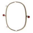 thumbnail image 4 of Maytalsory Metal Arch Frame Kiss Clasp Purse Bag DIY Bead Head Lock Red 24.5cm 1Set, 4 of 6