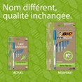 thumbnail image 3 of BIC ReVolution Round Stic Ball Pen, Medium Point (1.0 mm), 74% Recycled, 100% Recycled Packaging, Blue, 10-Count, 3 of 7
