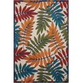 thumbnail image 1 of Home Roots Outdoor Multicolored Leaves Indoor Outdoor Area Rug, 5' x 8', Durable and Easy to Clean, 1 of 1