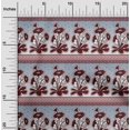 thumbnail image 1 of oneOone Polyester Lycra Grayish Blue Fabric Geometric|Leaves & Floral Block Fabric For Sewing Printed Craft Fabric By The Yard 56 Inch Wide, 1 of 4