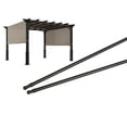 thumbnail image 1 of {Rods ONLY} Length Adjustable Weight Rods/Pull Tubes for Pergola Canopy (2 Rods Included, from 77 inches to 146 inches), 1 of 3