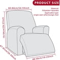 thumbnail image 2 of Stretchable Printed Recliner Cover – Protective Elastic Slipcover for Home Reclining Chairs, 2 of 9