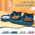 thumbnail image 3 of Feeder Water Dispenser Dog Cat Food Bowl Pet Automatic Cat Food Container р`, 3 of 8