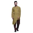 thumbnail image 1 of Atasi Ensemble Kurta Designer pour Garçons Kurta Longue Imprimée Vêtements d'Été, 1 of 4