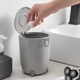 thumbnail image 1 of Aodebiao Mini Trash Can for Desk Small Garbage Bin with Lid Multifunctional Storage Basket for Home Office Living Room Bedroom Countertop Waste Bin Compact Plastic Organizer, 1 of 6