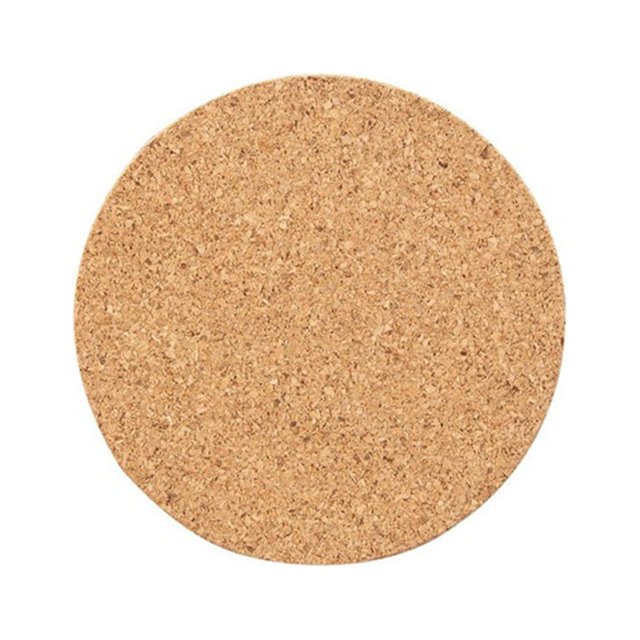 Fridja 1 x Cork Wood Drink Coaster Tea Coffee Cup Mat Table Decor Bottle Tableware