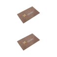 thumbnail image 2 of Baohd Durable And Long-lasting Entrance Mats Non- for Slip For All Seasons For Indoor And Outdoor Polyester Non-Slide Door Mat bird coffee base 2Set, 2 of 6
