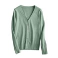 thumbnail image 3 of MeetoTime Women's Long Sleeve Lightweight Cardigans Open Front Button down Soft Knit Sweater Outwear, 3 of 7