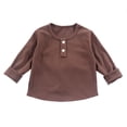 thumbnail image 2 of RXIRUCGD Round-neck Ribbed Velvet Bottoming Shirt For Kids( Bronze, Taille:1-2 Ans, 2 of 3