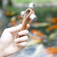 thumbnail image 1 of 5.7 X 2.8 X 0.3in Shaker Bell Ring, Handbell, Brown For Music Gift For Training For Christmas Present For Performance, 1 of 8