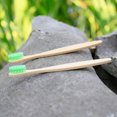 thumbnail image 3 of 2PCS Bamboo Toothbrush Vintage Natural Wood Toothbrush Nylon Bristle Toothbrush, 3 of 10