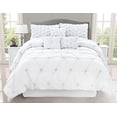 thumbnail image 2 of Safdie & Co. Home Deluxe Collection White 100% Polyester Comforter Set, 2 of 3