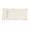 thumbnail image 1 of Guitar Pickguard Backplate, Fine Workmanship 2Pcs Wear Proof Electric Guitar Back Cover Plate Stable  For Replacement Black,Beige,White, 1 of 8