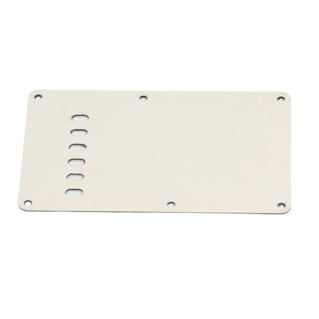 Guitar Pickguard Backplate, Fine Workmanship 2Pcs Wear Proof Electric Guitar Back Cover Plate Stable For Replacement Black,Beige,White