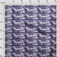 thumbnail image 3 of oneOone Polyester Spandex Dark Blue Fabric Abstract Zigzag Fabric For Sewing Printed Craft Fabric By The Yard 56 Inch Wide, 3 of 4