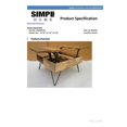 thumbnail image 3 of Trent Home Solid Wood & Metal 32" W Squar Lift Top Coffee Table in Natural, 3 of 16