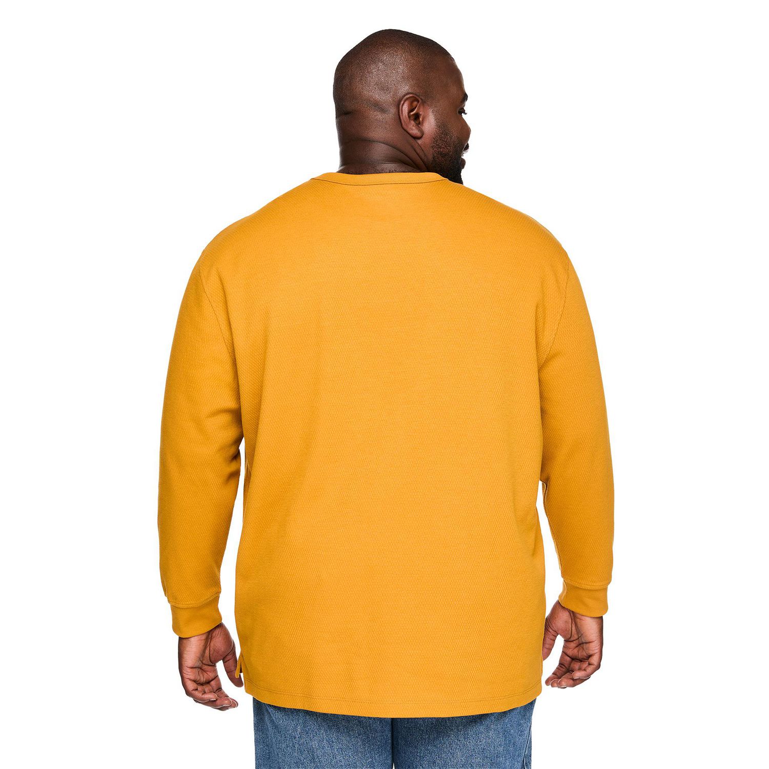 T-shirt texturé à manches longues George Plus pour hommes