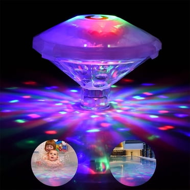 Gohope Swimming Pool lights, Floating Pool Light Bulb for Pool, Pond, Hot Tub or Party Decorations, Baby Bath Lights for the Tub(7 Lighting Modes), Colorful Bath Toys Bathtub Led Light Toys