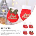 thumbnail image 2 of Langgg 16 Pcs Gift Holder Candy Sock Sweet Presents Door Hanger Present Bag Craftsmanship Attractive Multiple Patterns Hanging Pendent, 2 of 6