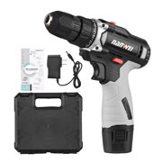 NANWEI NANWEI 12V Portable Cordless Drill 3/8 Inch Chuck 25+1 Gear Adjustment Handheld Electric Drill Power