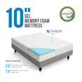thumbnail image 3 of Lucid 10 Inch Dual-Layered Gel Memory Foam Mattress, Twin, 3 of 6