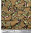 thumbnail image 1 of Soimoi Cotton Duck Fabric Leaves & Texture Print Fabric by Yard 56 Inch Wide, 1 of 2