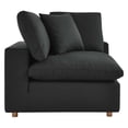 thumbnail image 2 of Modway Commix Canapé Sectionnel 6 Pcs Surrembourré Rempli de Duvet, Noir, 2 of 10