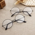thumbnail image 3 of Trayknick Vintage Women Men Round Circle Metal Spectacles Optical Glasses Eyeglasses Frame, 3 of 13