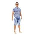 thumbnail image 3 of Barbie Ken Fashionistas Distressed Denim Doll - Broad, 3 of 5