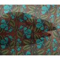 thumbnail image 4 of oneOone Viscose Chiffon Fabric Leaves & Floral Block Print Sewing Fabric BTY 42 Inch Wide, 4 of 4