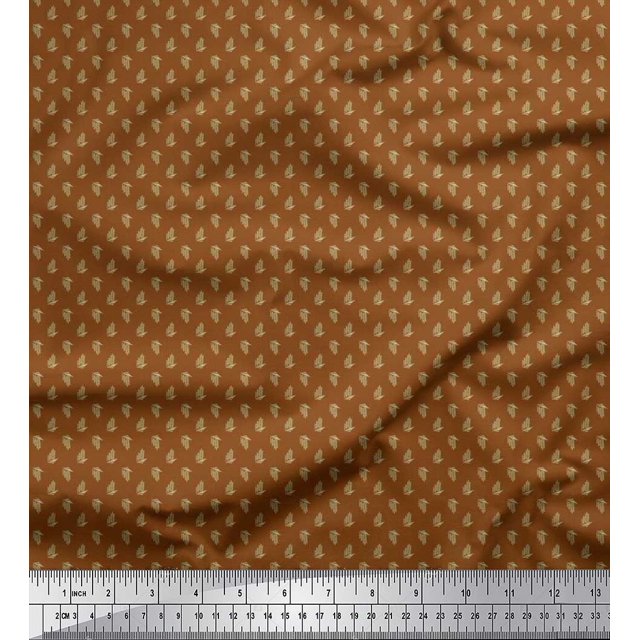 Soimoi Rayon Fabric Artistic Floral Print Fabric by Yard 42 Inch Wide