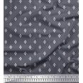 thumbnail image 1 of Soimoi Poly Georgette Fabric Dot & Geometric Ethnic Decor Fabric Printed Yard 52 Inch Wide, 1 of 3
