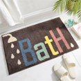thumbnail image 4 of Ruch Rug Simple Flocking Bathroom Carpet, Microfiber Cotton, Dense Touch, Soft, Skin-friendly, Water-absorbing, Non-slip, Firm Selvedge, Not Easy to Shed, 4 of 9