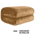 thumbnail image 3 of Solid Color Blanket Fleece Blanket Fleece Gift Yoga Cover Blanket French Fleece Blanket, 3 of 5