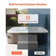 thumbnail image 4 of VEVOR Hot Tub Steps, 2-Step Spa Outdoor Stairs, Heavy Duty 25 inch Wide HIPS Above-Ground/Inflatable Pool Ladder with 600 lbs Weight Capacity, Multi-Use for Porch, Patio, Deck, Campers, Graphite Gray, 4 of 9