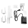 thumbnail image 2 of Rotisserie Grill Kit Switch Stable Rotating Motor, Stainless Steel Universal Heavy Duty Rotisserie Kit for Family Gatherings, Outdoor Roasting, 304 Stainless Steel Material, 2 of 7