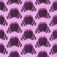 thumbnail image 1 of Ahgly Tapis d'Intérieur Lavable en Machine Carré Violet Transitionnel, 4 Pieds Carré, 1 of 7