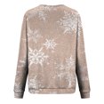 thumbnail image 5 of EGNMCR Sweatshirt Mode de Noël Pull-Over à Col Rond Imprimé pour Femmes Manches Longues Blouse Confortable Sweatshirt, 5 of 5