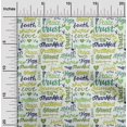 thumbnail image 2 of oneOone Silk Tabby Light Green Fabric Text Sewing Craft Projects Fabric Prints By Yard 42 Inch Wide, 2 of 5