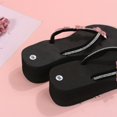 thumbnail image 1 of LEEy-World Pantoufles pour Femmes Pantoufles pour Femmes à Talon Compensé Pantoufles d'Été Mode à Talon Compensé Semelle Épaisse Massage Rétro Pantoufles de Plage Pantoufles à Vadrouille pour Femmes, 1 of 5