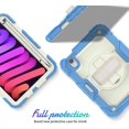 thumbnail image 2 of navor Rugged Cover Compatible with iPad Mini 6 (2021), Rotatable Kickstand Shoulder & Hand Strap Shockproof Heavy Duty Protective Case, 2 of 9
