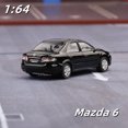 thumbnail image 4 of 1/64 Mazda 6 2008 Alloy Car Model Diecast Simulation Metal Classic Sports Car Model Miniature Scale Collection Childern Toy Gift Black, 4 of 6