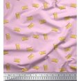 thumbnail image 1 of Soimoi Pink Silk Fabric OMG Text Fabric Prints By Yard 42 Inch Wide, 1 of 5