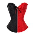 thumbnail image 3 of Women Sexy LaceBack Zip Corset Top Bustier G-string Body Shapewear, 3 of 6