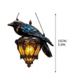 thumbnail image 3 of Gothic Hanging Ornament Catch The Sun Gothic Crow On Lantern Decoration Lantern 2D, 3 of 4