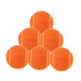 thumbnail image 3 of Almencla 6Pcs Tennis Balls Practicing Workout Wear Resistant for Games Outdoor Indoor Orange, 3 of 8