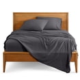 thumbnail image 1 of Bare Home Premium 1800 Collection Ensemble de Draps 4 Pcs, Très Grand, Gris Fer Forgé, 1 of 10